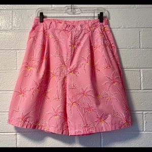 LILLY PULITZER pink Bermuda shorts, size 12 EUC